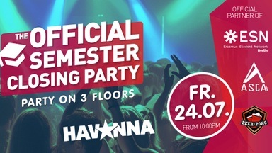 The Official Semester Closing Party