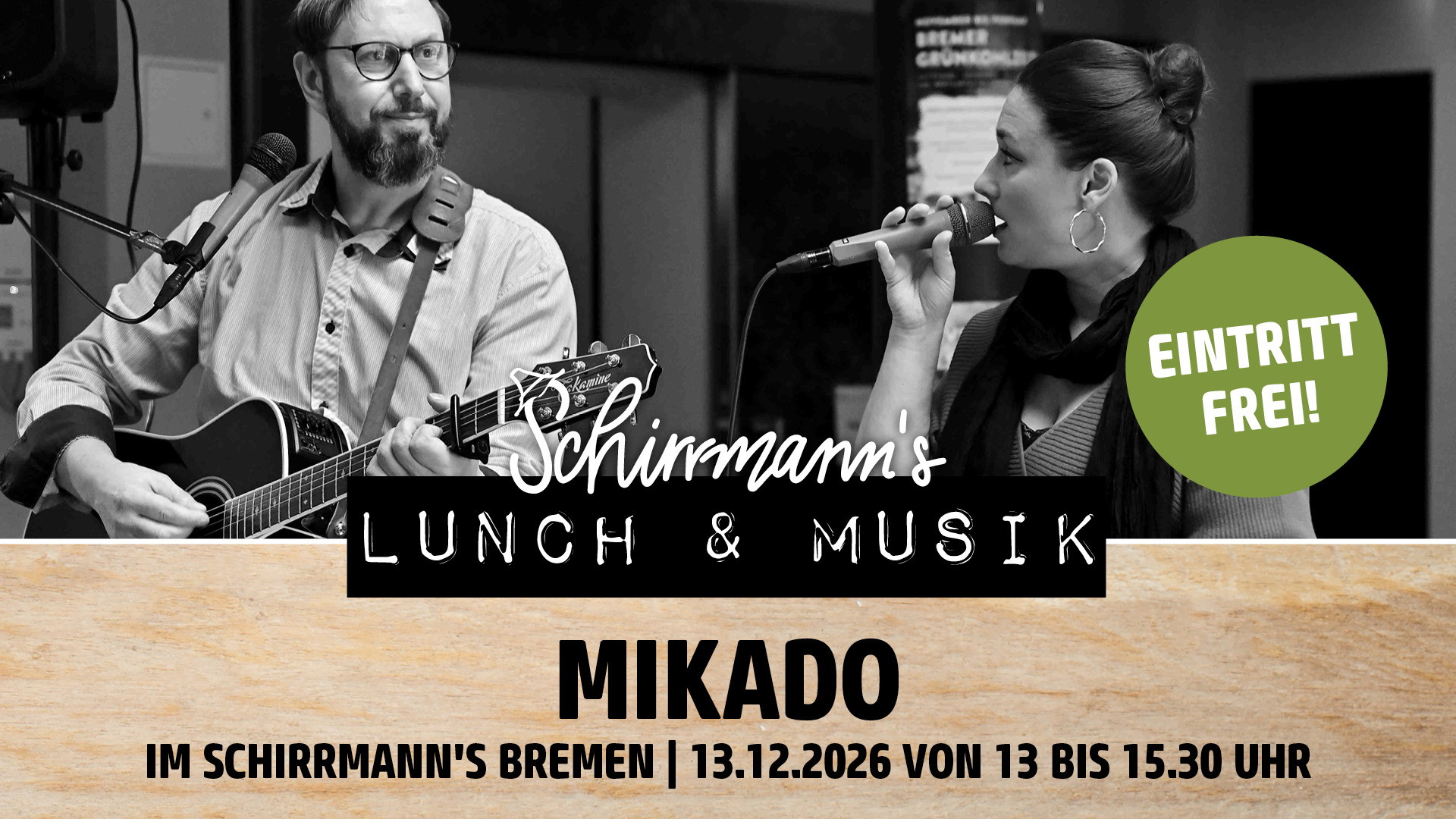 Schirrmann’s Lunch & Musik Advent mit MIKADO