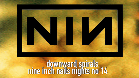 Downward Spirals #14 - a nine inch nails night - concert edition
