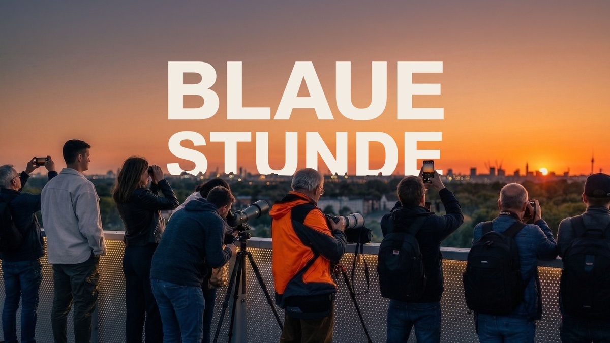 Blaue Stunde auf dem Energieberg Georgswerder  - Sonnenaufgang, Fotowettbewerb und ornithologische Führung in besonderer Morgenstimmung