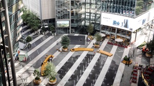 Fußball-Sommer am Potsdamer Platz