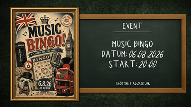 MUSIC BINGO