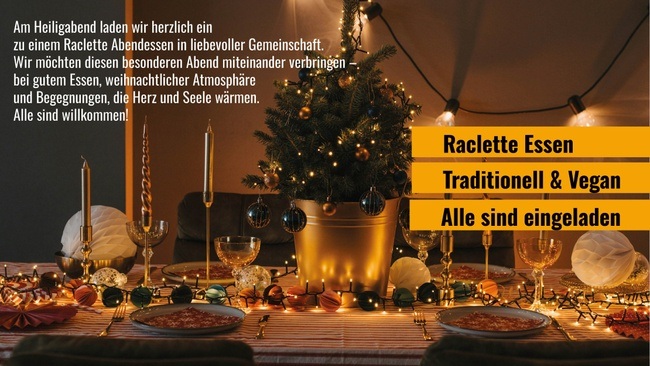 Weihnachtsessen an Heilig Abend