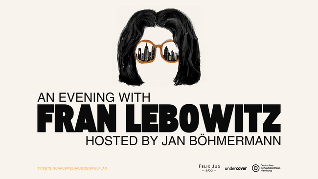 An Evening With Fran Lebowitz hosted by Jan Böhmermann