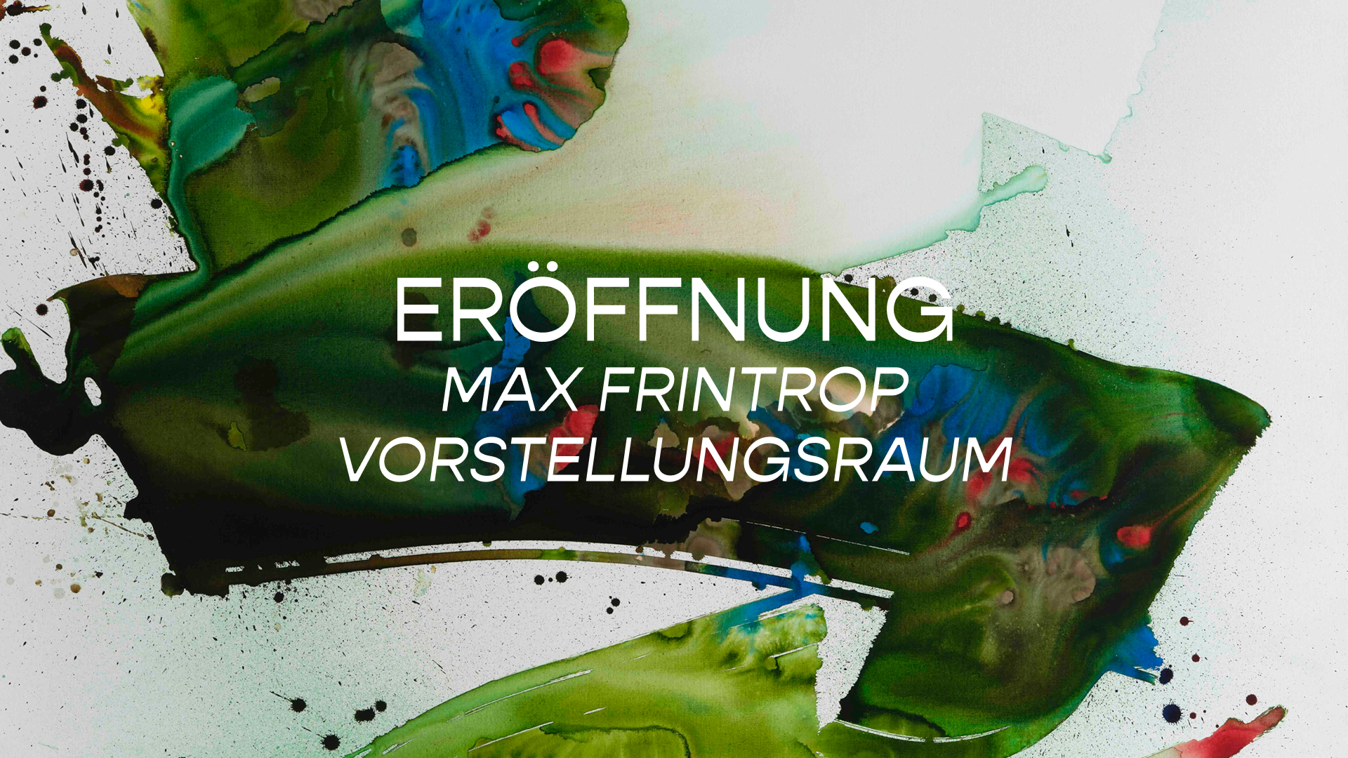 Eröffnung der Ausstellung "Max Frintrop – Vorstellungsraum"