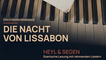 Titelbild der Veranstaltung »Die Nacht von Lissabon« – Szenische Lesung mit Musik