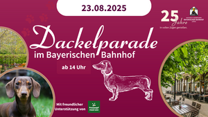 Dackelparade im Biergarten – Bayerischer Bahnhof Leipzig