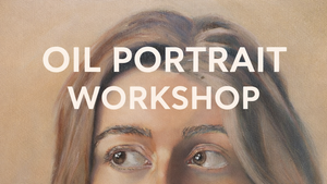 Workshop oil portrait painting