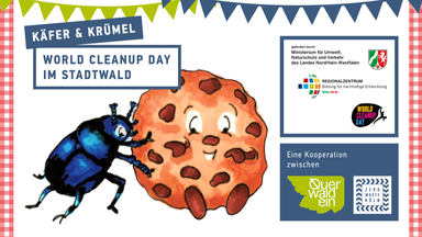 Käfer & Krümel – World Cleanup Day im Stadtwald