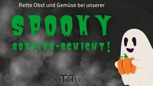 Spooky Sortier-Schicht bei der Berliner Tafel