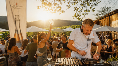 Musik und Wein in den Reben
