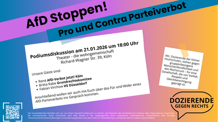 Podiumsdiskussion: AfD Stoppen