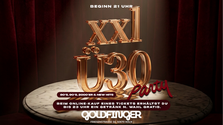 XXL Ü30 PARTY GOLDFINGER