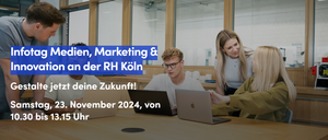 23.11. - Infotag an der Rheinischen Hochschule Köln: Einblicke in die Medienwelt und Workshops