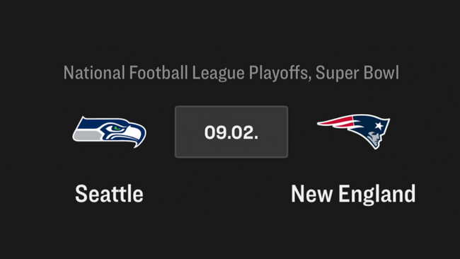 NFL - Super Bowl, Seattle vs. New England