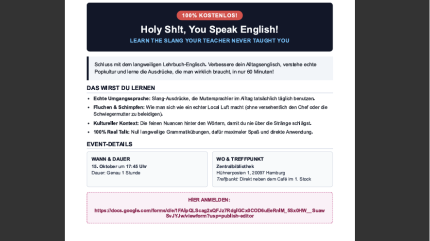 Holy Sh!t, You Speak English! Learn the Slang Your Teacher Never Taught You