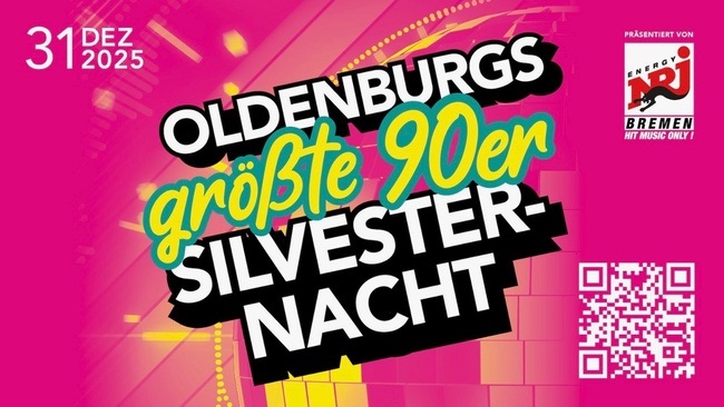 Oldenburgs größte 90er Silvesternacht