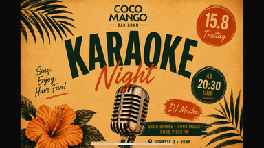 KARAOKE NIGHT  🎤