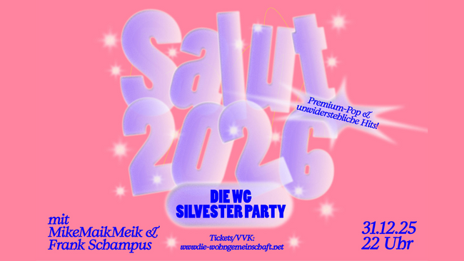 SALUT 2026 | Silvester in der Wohngemeinschaft