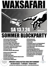 WAXSAFARI Sommer Blockparty
