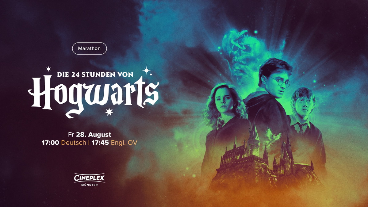 Titelbild der Veranstaltung Harry Potter Marathon - Die 24 Stunden von Hogwarts