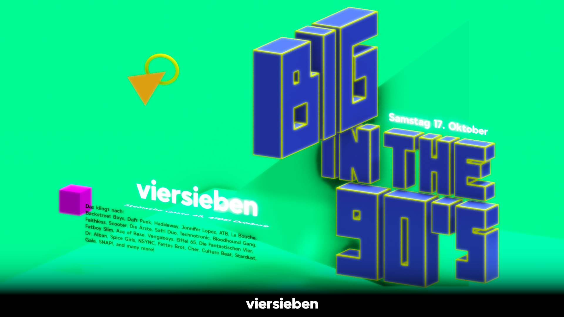 Big in the 90's • 17.10 @viersieben