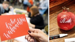 Weihnachts-Workshop Handlettering im SCHRIFTSCHATZ