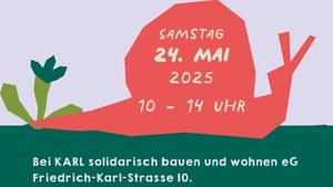 Flohmarkt bei KARL solidarisch bauen und wohnen eG