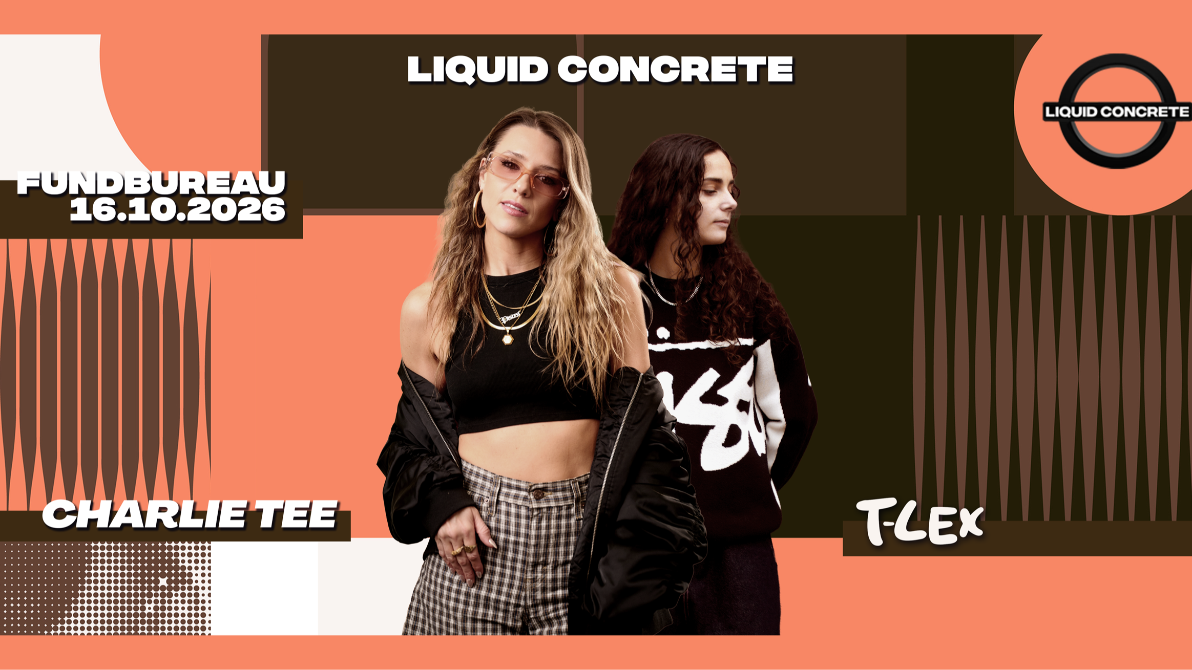 Liquid Concrete mit Charlie Tee, T-Lex, Melina