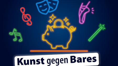 Kunst gegen Bares - 10 KünstlerInnen - 10 Minuten - dein Applaus entscheidet!