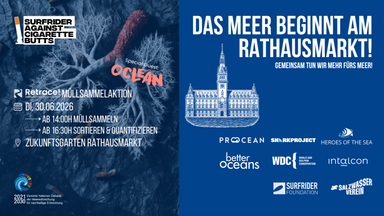 Retrace! Müllsammelaktion im Zukunftsgarten am Rathausmarkt