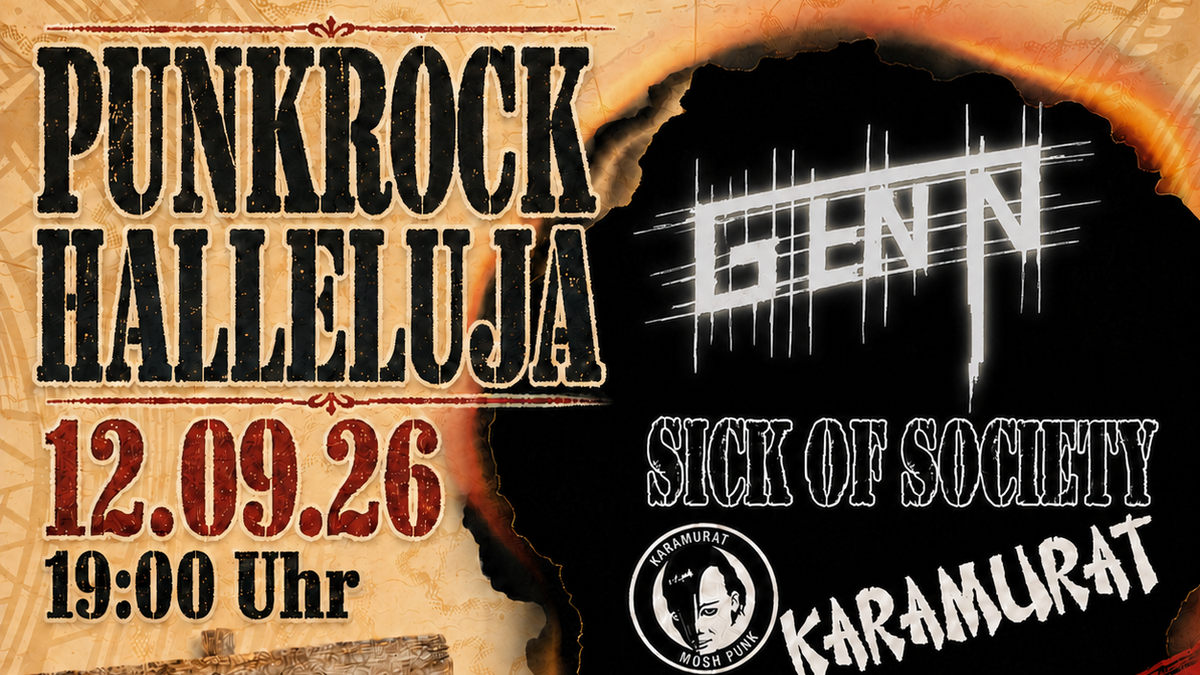 Titelbild der Veranstaltung Punkrock Halleluja