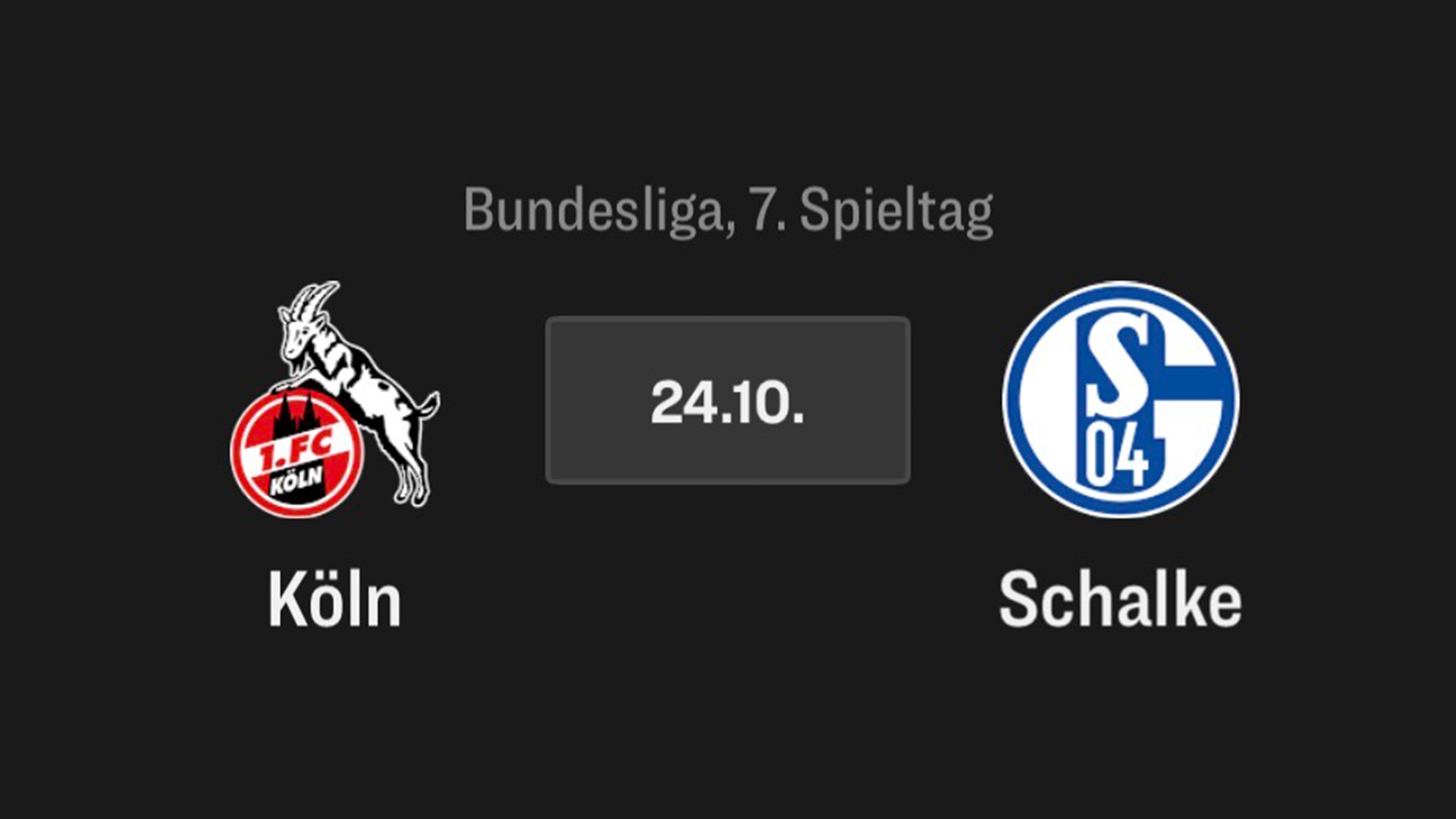 1. FC Köln - Schalke
