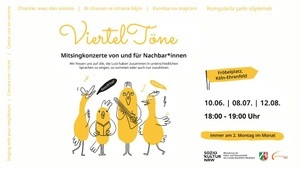 Mitsingkonzert von "ViertelTöne" in Ehrenfeld