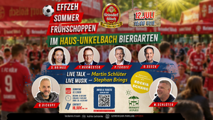 EFFZEH Sommer Frühschoppen mit FC-Talk & Live-Musik