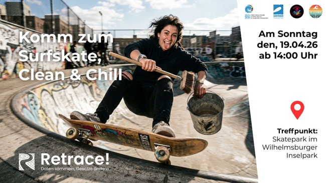 Surfskate, Clean & Chill – Retrace! Launch
