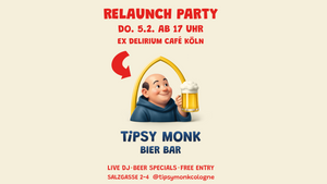 The Tipsy Monk Awakens: Relaunch Party 🍻
