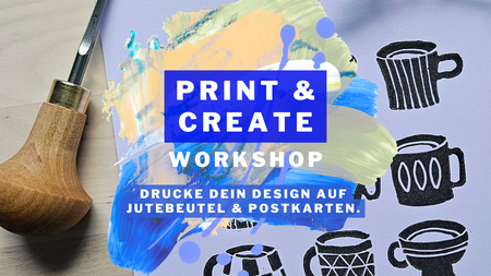 Print & Create: Drucke dein Design auf Jutebeutel & Postkarten