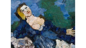 FRAU IN BLAU. Oskar Kokoschka und Alma Mahler