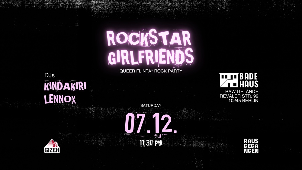 ROCKSTAR GIRLFRIENDS - Queer FLINTA* Rock Party