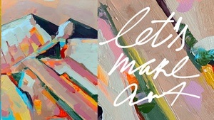 Art Workshop / Berge, Landschaft abstrakt