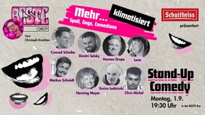 BESTE Stand-Up Comedy - klimatisiert - Stand up 19:30 Uhr in der BESTE Bar im Wedding direkt am Leopoldplatz