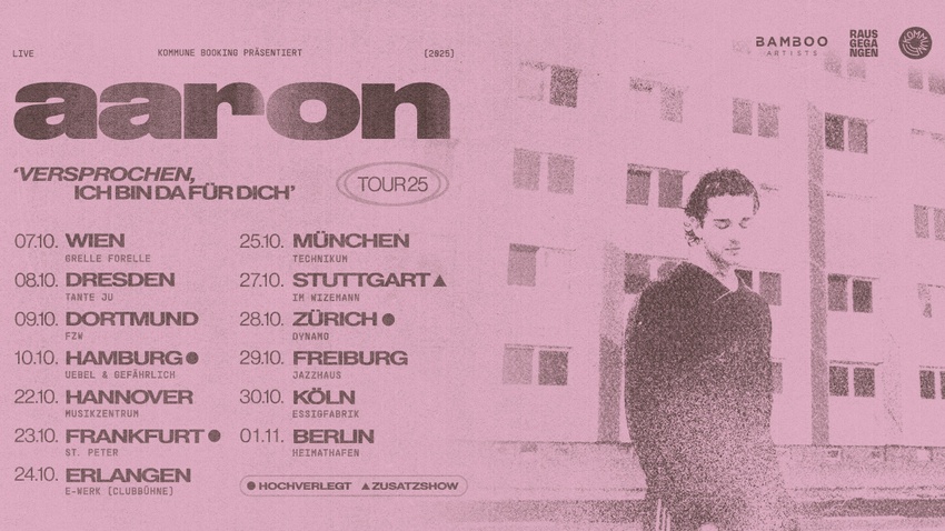 AARON - VERSPROCHEN, ICH BIN DA FÜR DICH TOUR 2025