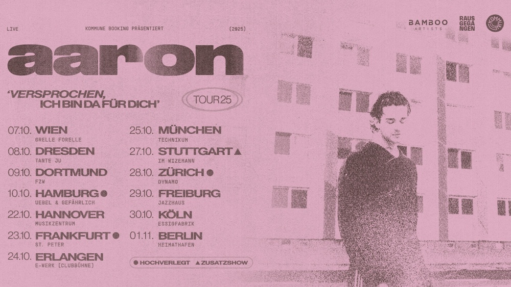 AARON - VERSPROCHEN, ICH BIN DA FÜR DICH TOUR 2025