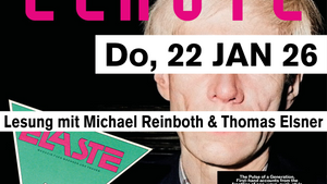 ELASTE: Lesung mit Thomas Elsner & Michael Reinboth @ Kompakt Recordstore