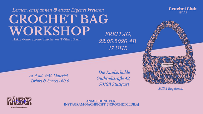 Anfänger:innen Crochet Bag Workshop