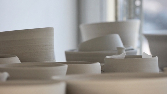 Gefäße im Rakubrand