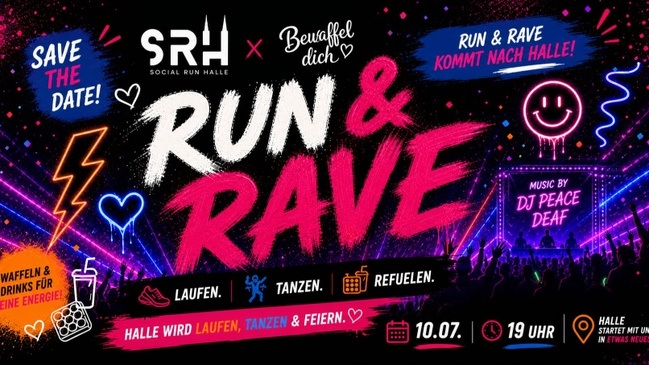 Social Runs- Run&Rave x Bewaffel dich