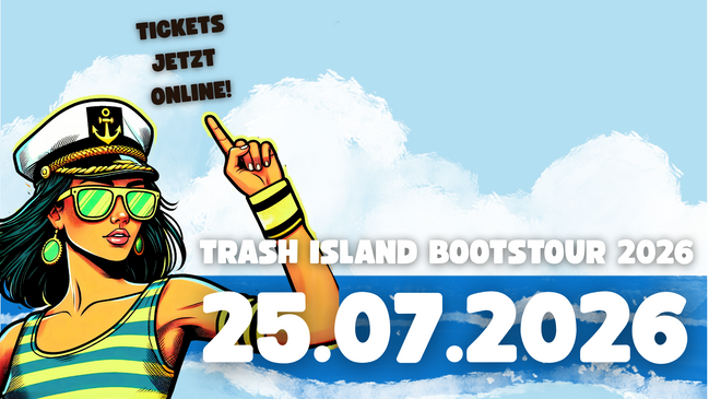 16 Jahre Trash Island - Bootsparty auf der MS Rheinfantasie
