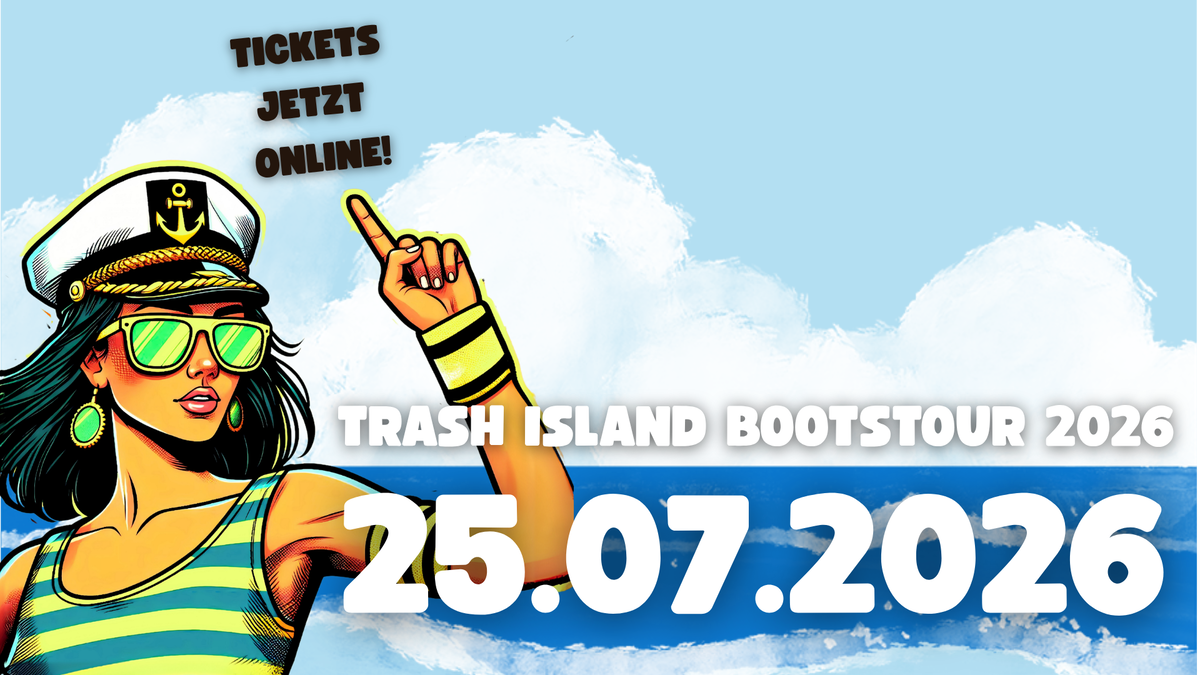 16 Jahre Trash Island - Bootsparty auf der MS Rheinfantasie